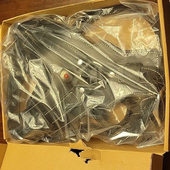 Black Leather Dog Harness New - Picture 9 of 14